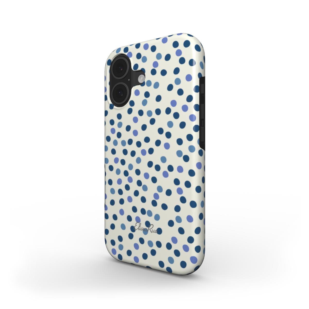 Blue Confetti – MagSafe Tough Phone Case | Elissa Rua
