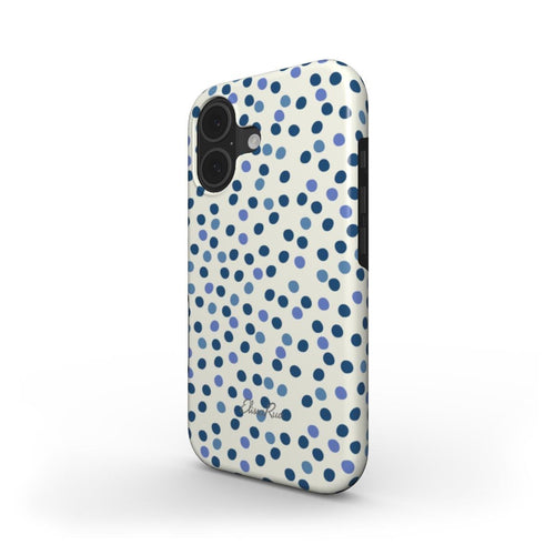 Blauwe confetti – MagSafe robuust telefoonhoesje | Elissa Rua