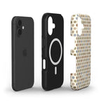 Neutral Polka Dot – MagSafe-tåligt mobilskal | Elissa Rua