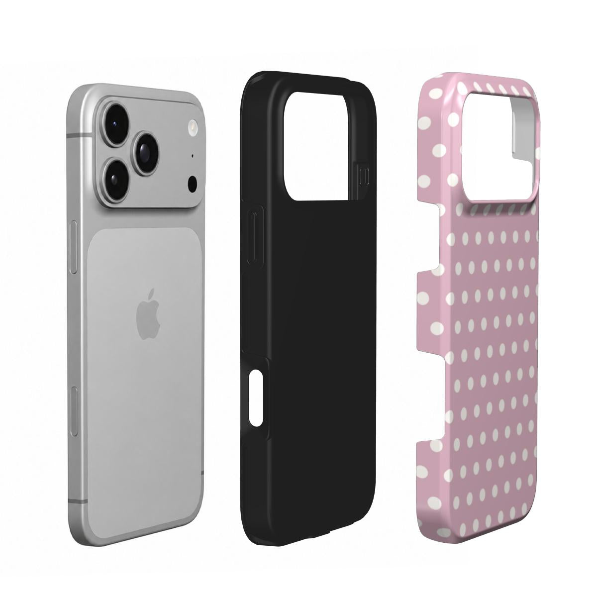 Blush Pink Polka Dot – Tough Phone Case | Elissa Rua