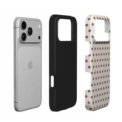 Ivory Polka Dot – Tough Phone Case | Elissa Rua