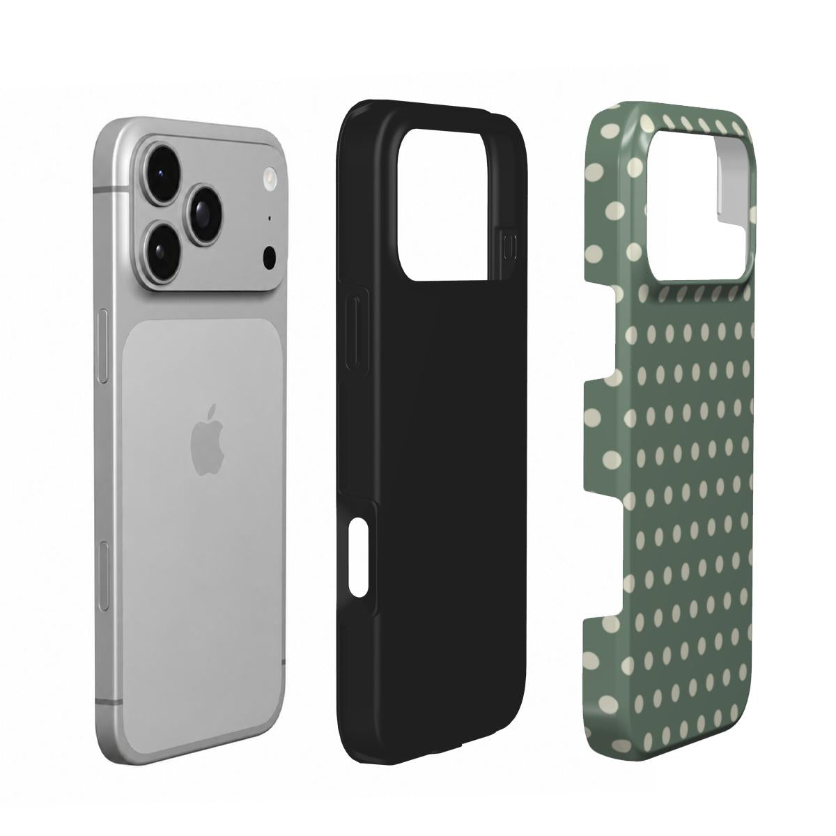 Sage Green Polka Dot – Tough Phone Case | Elissa Rua