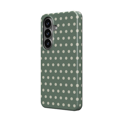 Sage Green Polka Dot – Magnetic Tough Phone Case | Elissa Rua