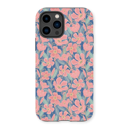 Oleander Floral Tough Phone Case