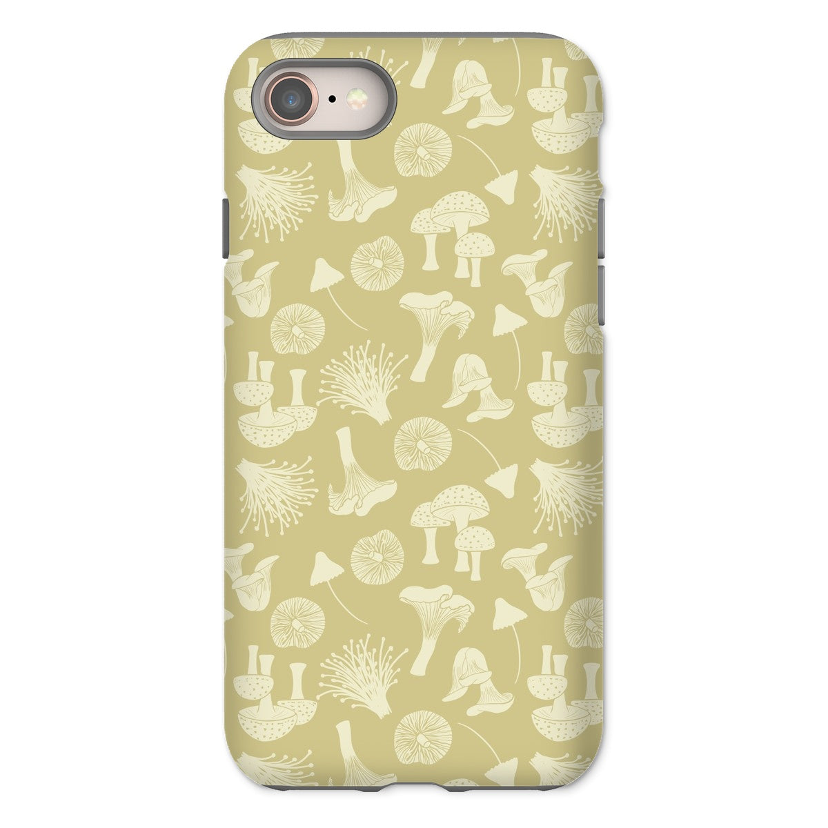 Mushrooms (beige) Tough Phone Case