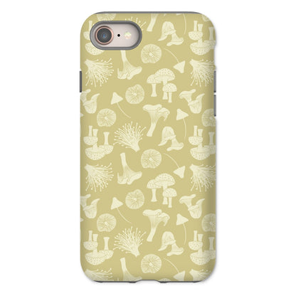 Mushrooms (beige) Tough Phone Case