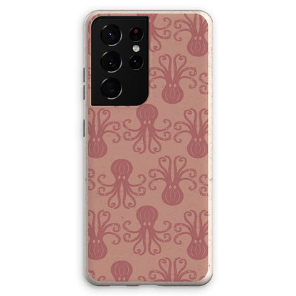 Octopus (Pink) Eco Phone Case