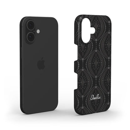Black Geometric – Snap Phone Case | Elissa Rua
