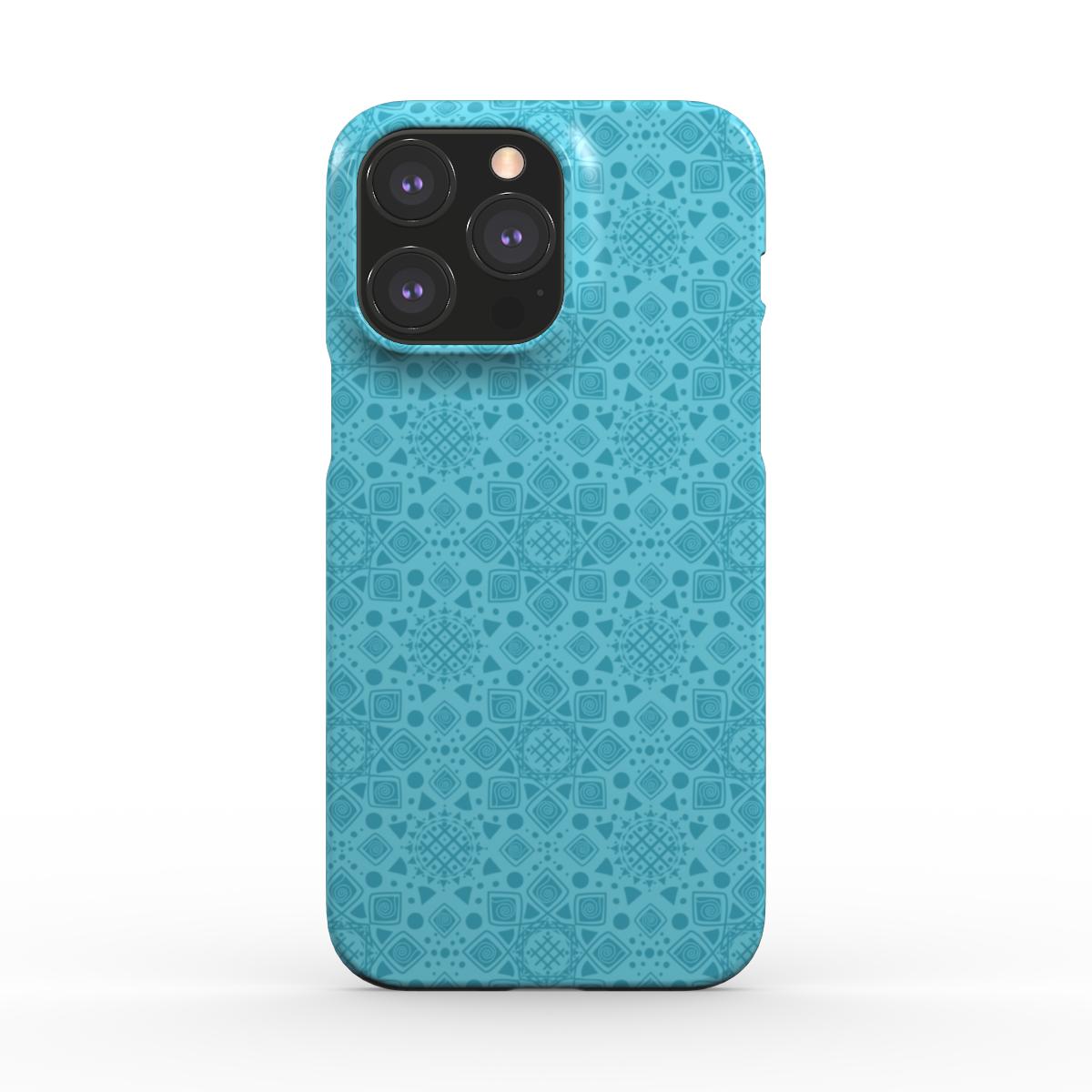 Mandala Blue Snap Phone Case for iPhone and Samsung