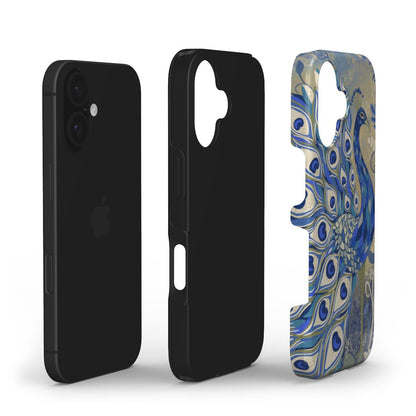 Blue Peacock Tough Phone Case