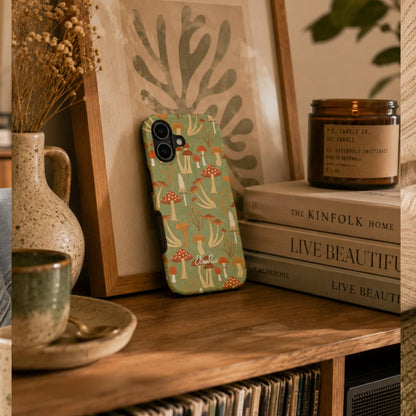Fabulous Funghi Mushroom – Tough Phone Case | Elissa Rua