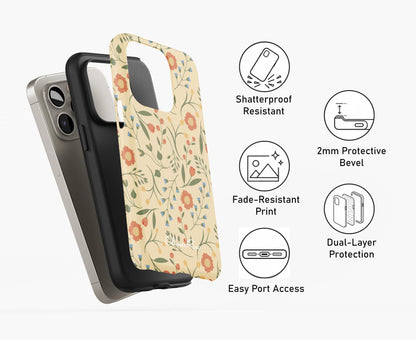 Floral Whimsy – Tough Phone Case | Elissa Rua