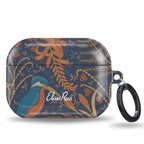 Funda resistente para AirPods de Apple – Diseño Art Nouveau de Martín Pescador