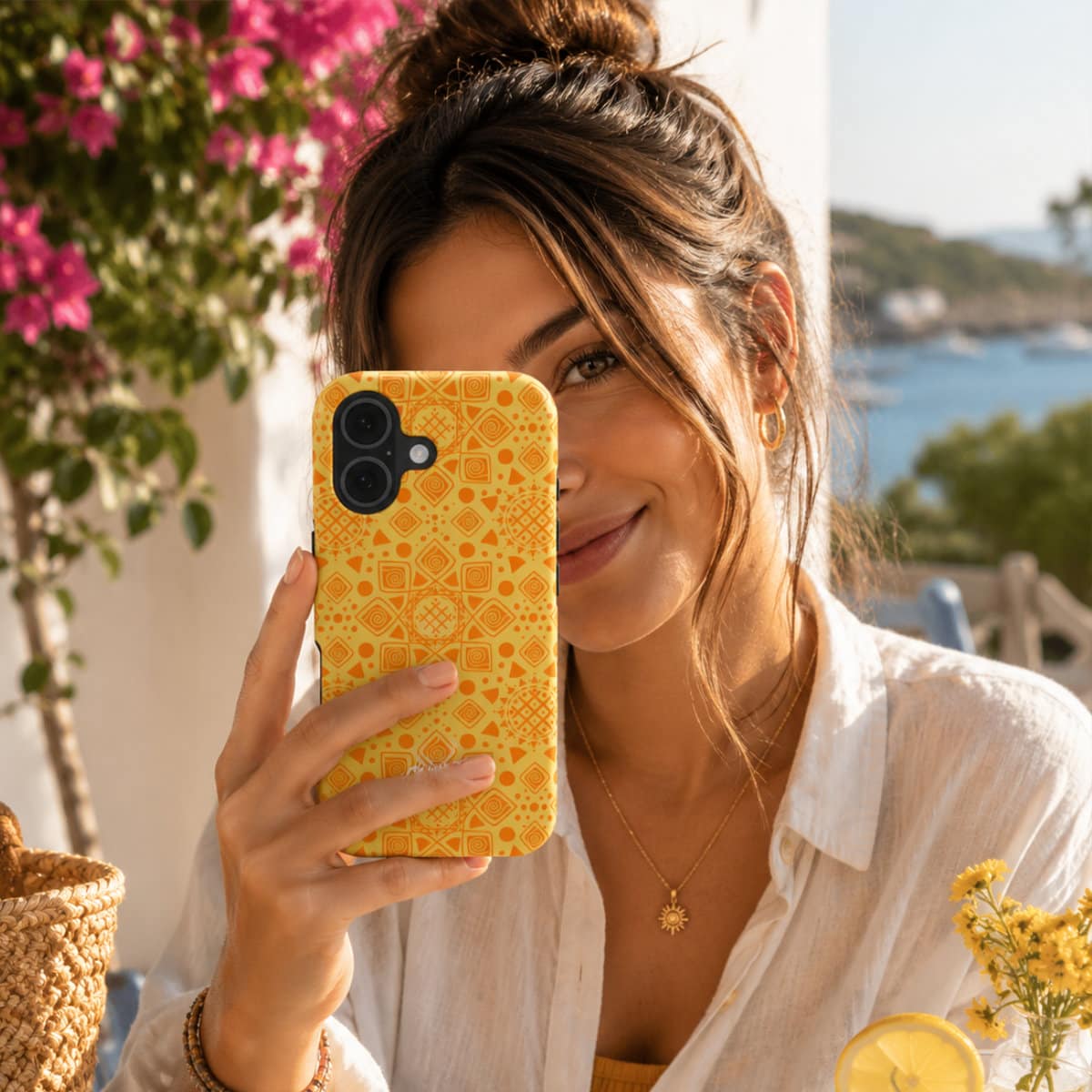 Mandala Sun Geometric – Snap Phone Case | Elissa Rua