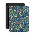 Ocean Navy Pink Premium Vegan Leather iPad Pro 11-inch cover with Apple Pencil holder and microfiber lining