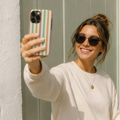 Pastel Stripe – Tough Phone Case | Elissa Rua