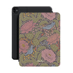 Peony & Bird Premium Vegan Leather iPad Pro 11-inch cover with Apple Pencil holder and microfiber lining