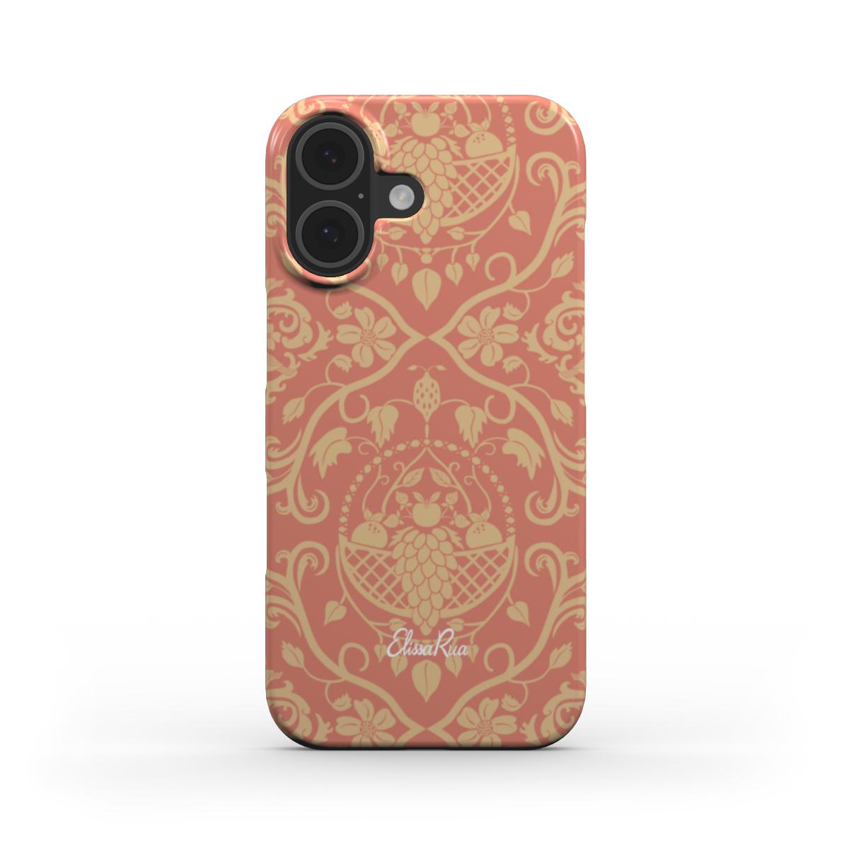 Rococo Basket Blush – Snap Phone Case | Elissa Rua