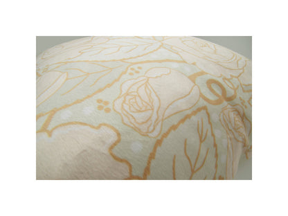 Luxurious Velvet Floral Cushion Cover Closeup