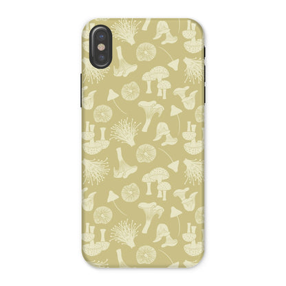 Mushrooms (beige) Tough Phone Case