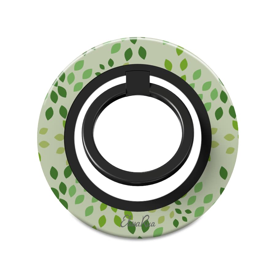 Abstract Teardrop Foliage – Magnetic Ring Holder