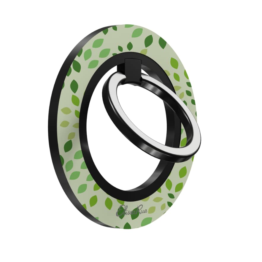 Abstract Teardrop Foliage – Magnetic Ring Holder