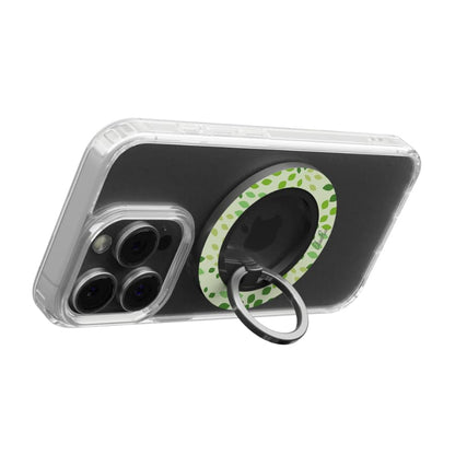 Abstract Teardrop Foliage – Magnetic Ring Holder