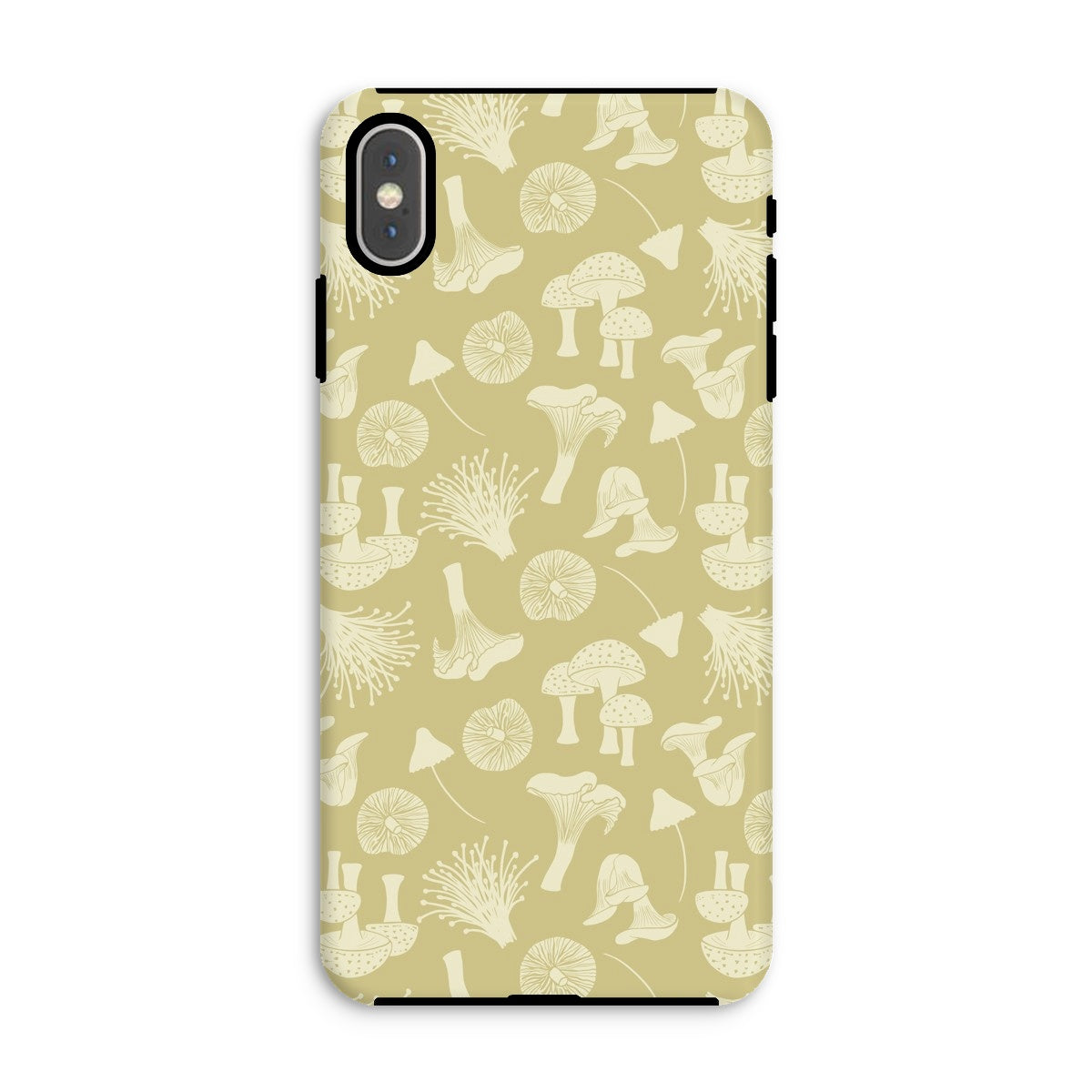 Mushrooms (beige) Tough Phone Case