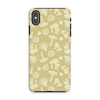 Mushrooms (beige) Tough Phone Case