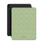 Art Deco Green Scallop – Apple iPad CaseArt | Elissa Rua