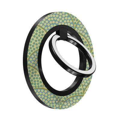 Art Deco Green Scallop – Magnetic Ring Holder