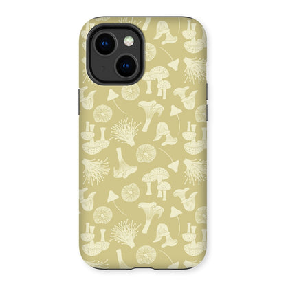 Mushrooms (beige) Tough Phone Case