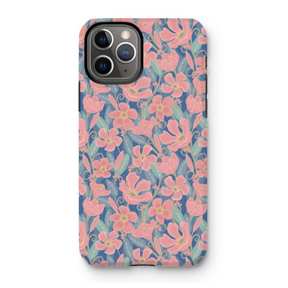 Oleander Floral Tough Phone Case