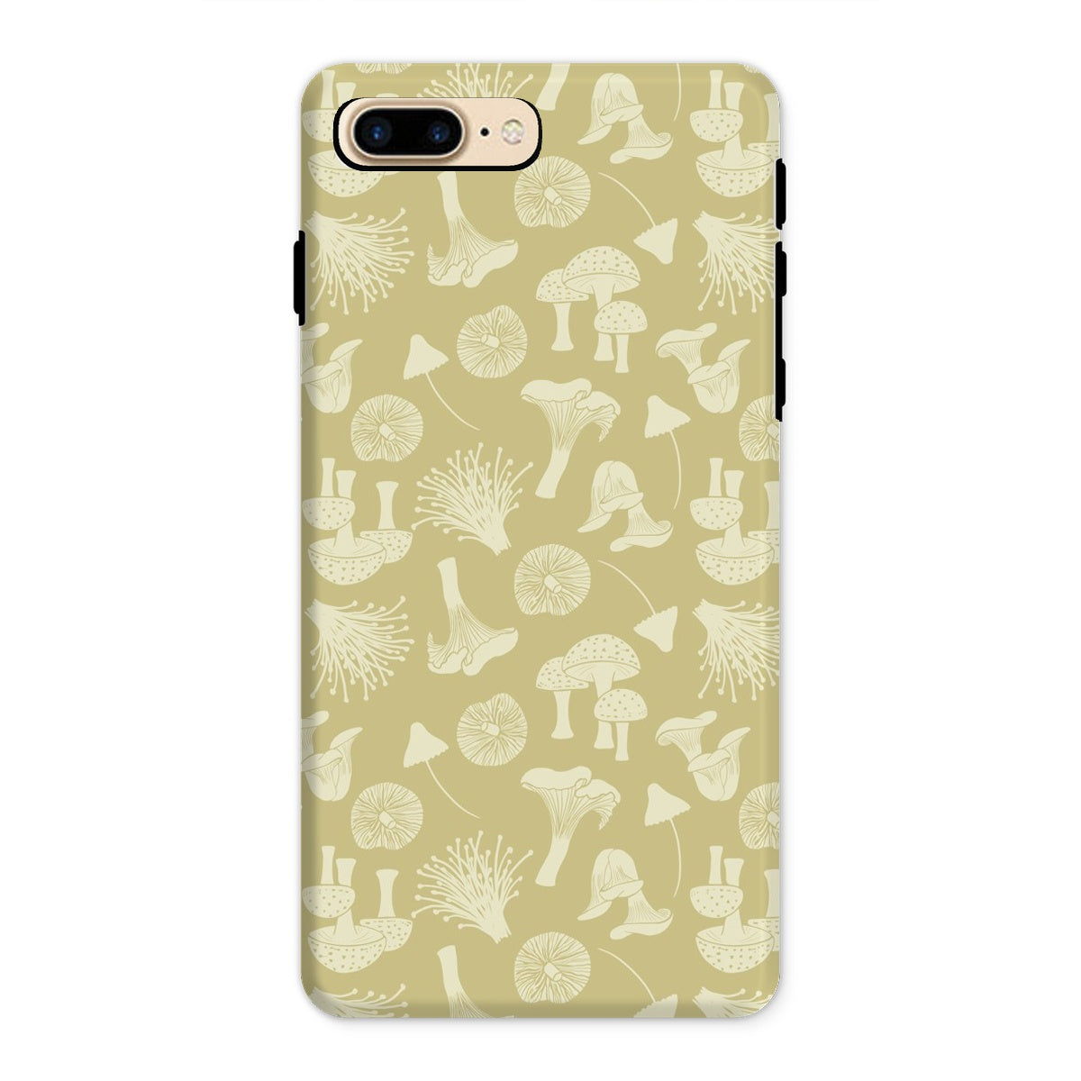 Mushrooms (beige) Tough Phone Case