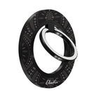 Black Geometric – Magnetic Ring Holder