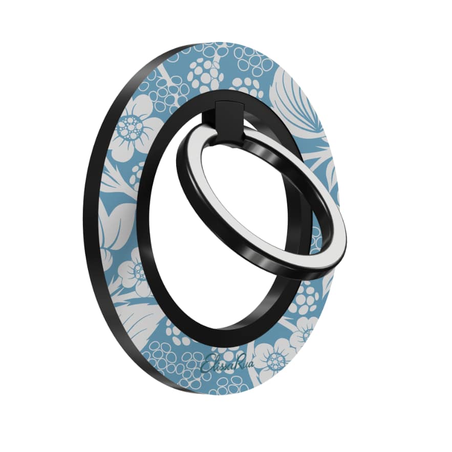 Blue Blackberry Botanical – Magnetic Ring Holder