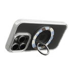 Soporte magnético para anillos - Cuadros azules y marrones