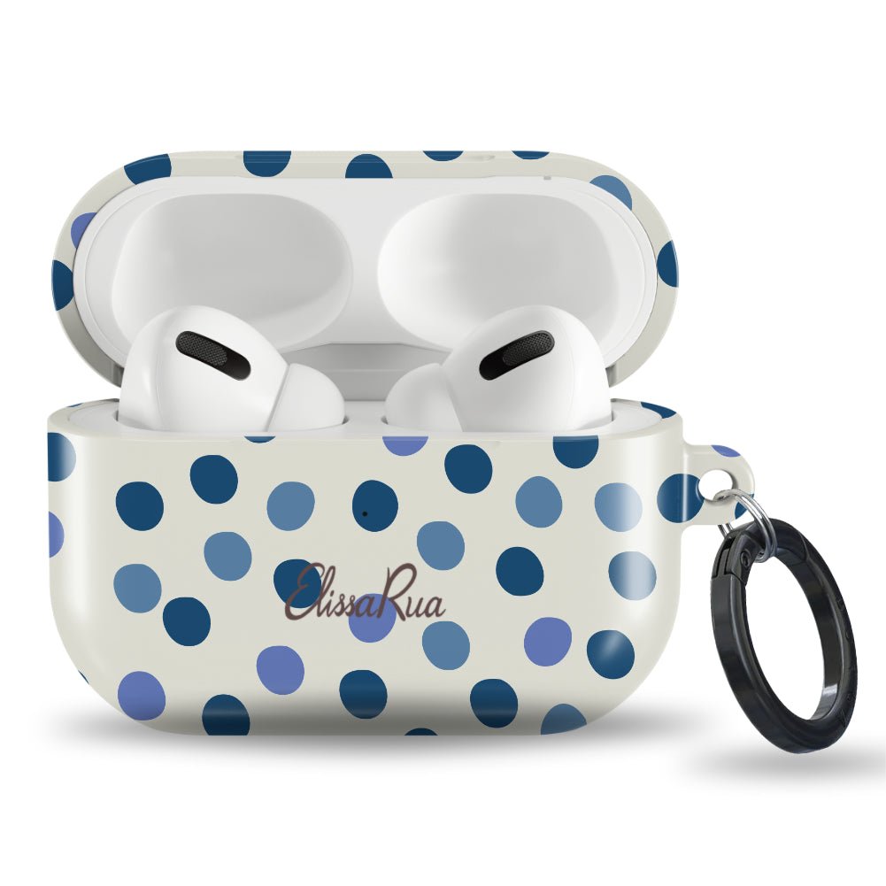 Blaues Konfetti – Apple AirPods Robuste Hülle | Elissa Rua