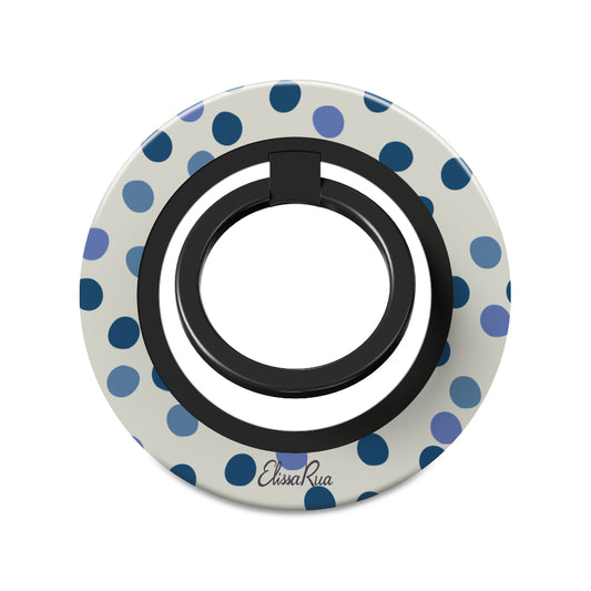 Blue Confetti - Magnetic Ring Holder