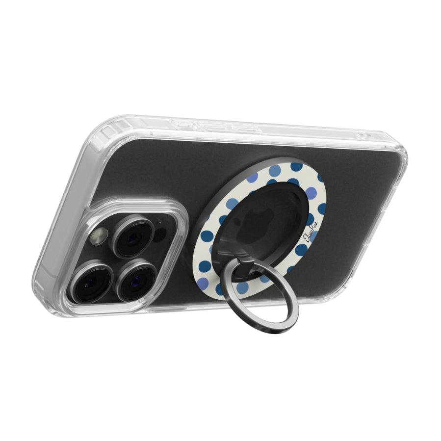 Blue Confetti - Magnetic Ring Holder