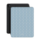 Blue Floral Stripe – Apple iPad Case | Elissa Rua