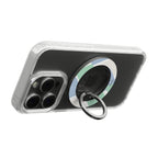 Blue & Green Pastel Squares - Magnetic Ring Holder