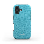 Blue Mandala Tough Phone Case for iPhone and Samsung