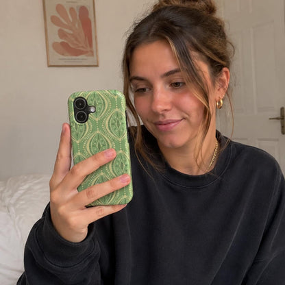 Green Boho Geometric – Snap Phone Case | Elissa Rua