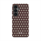 Lunares marrón chocolate – Funda protectora magnética | Elissa Rua