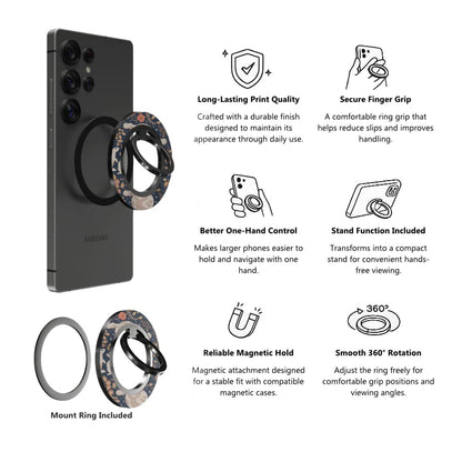 Bunny & the Moon – Magnetic Ring Holder