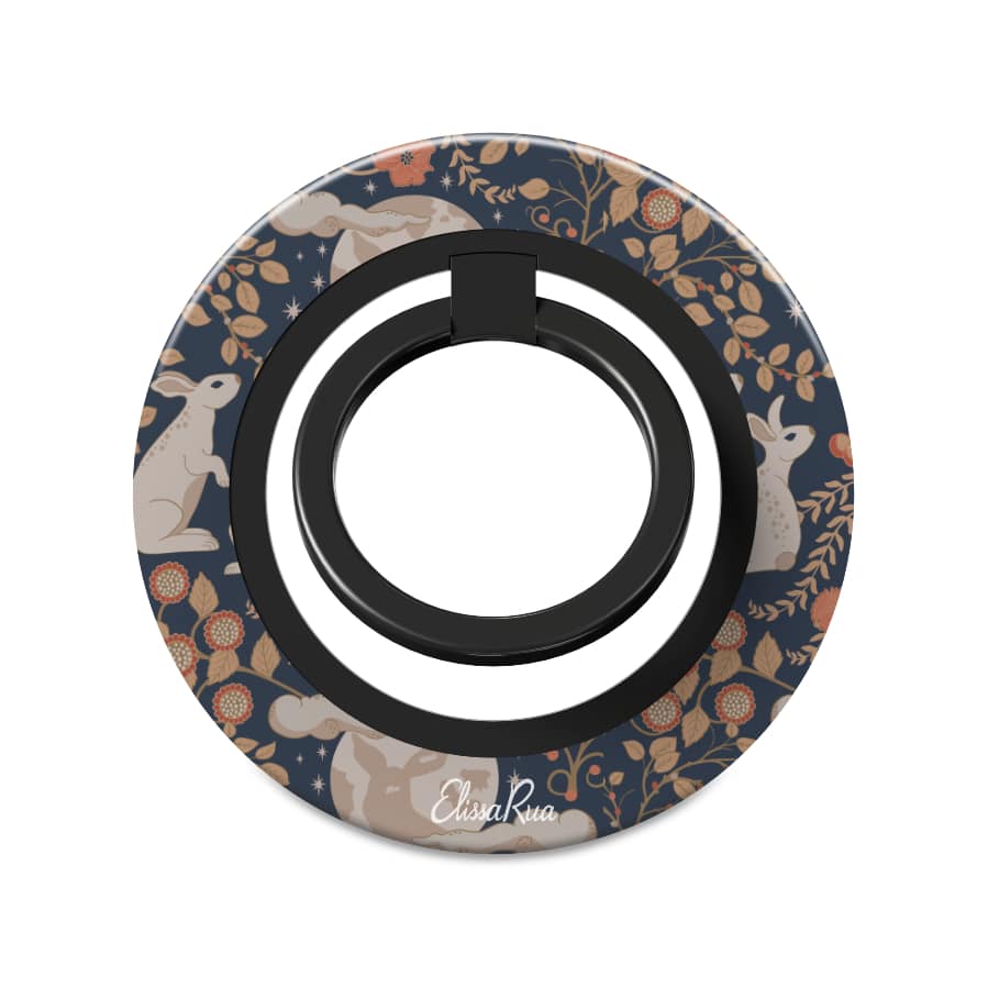 Bunny & the Moon – Magnetic Ring Holder