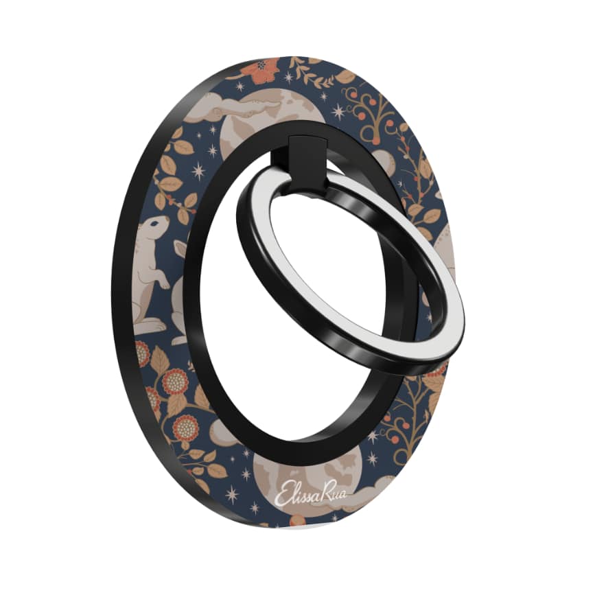 Bunny & the Moon – Magnetic Ring Holder