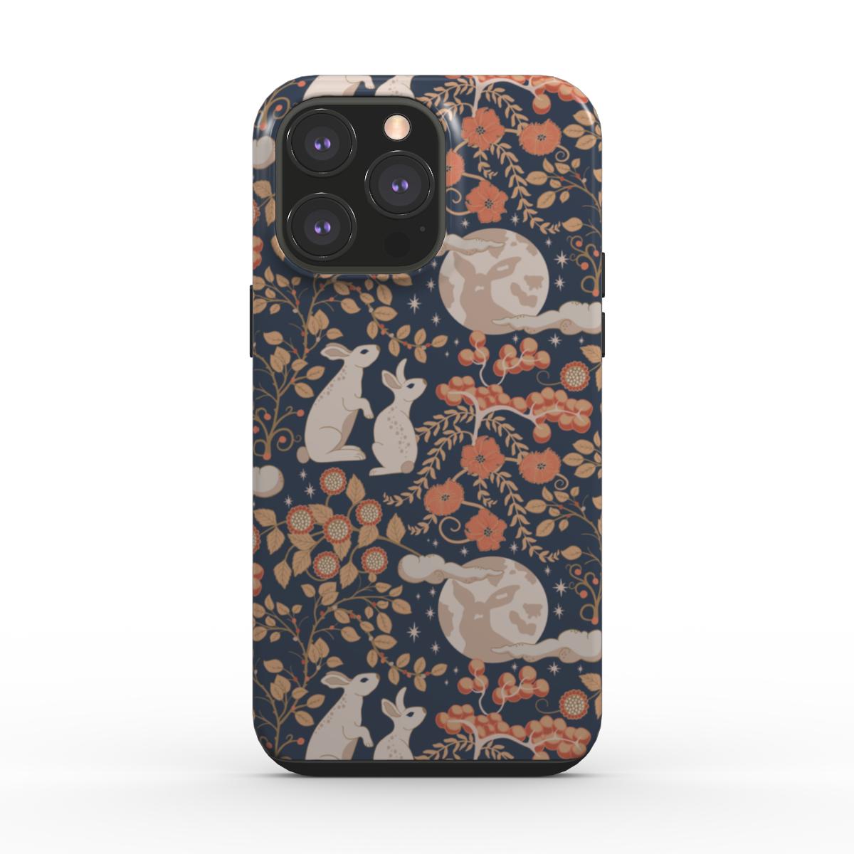 Stylish Phone Case Bunny Rabbit & the Moon