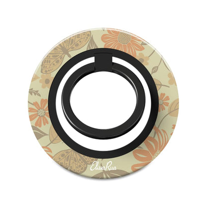 Butterfly & Floral – Magnetic Ring Holder